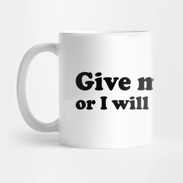 Give me coffee or i will sleep amok funny saying by star trek fanart and more